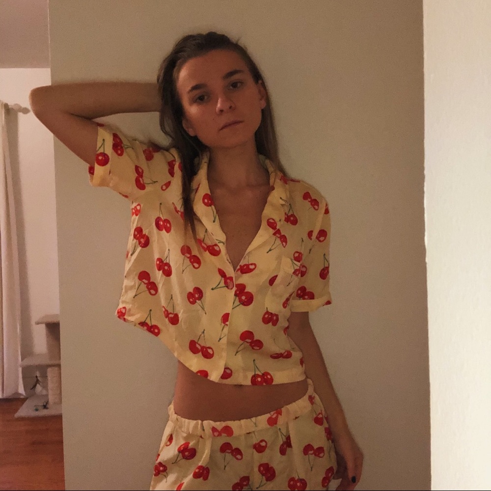 Forever 21 Cherry PJ set